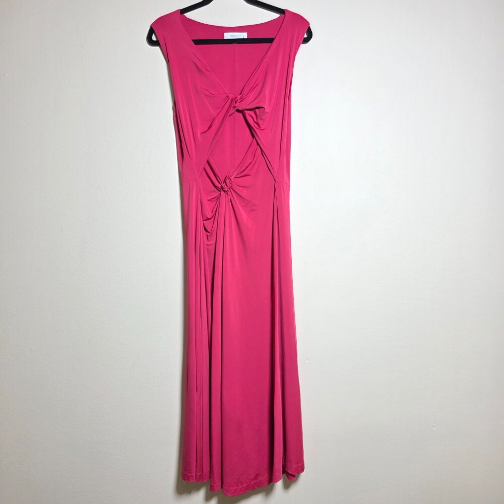 Rosetta Getty Cut Out Twist Front Dress Size Large MSRP $370 - Picture 4 of 9